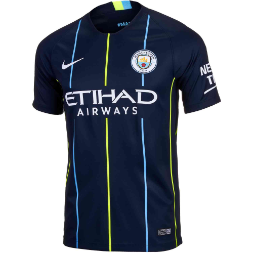 Manchester City 18/19 Away Soccer Jersey Shirt